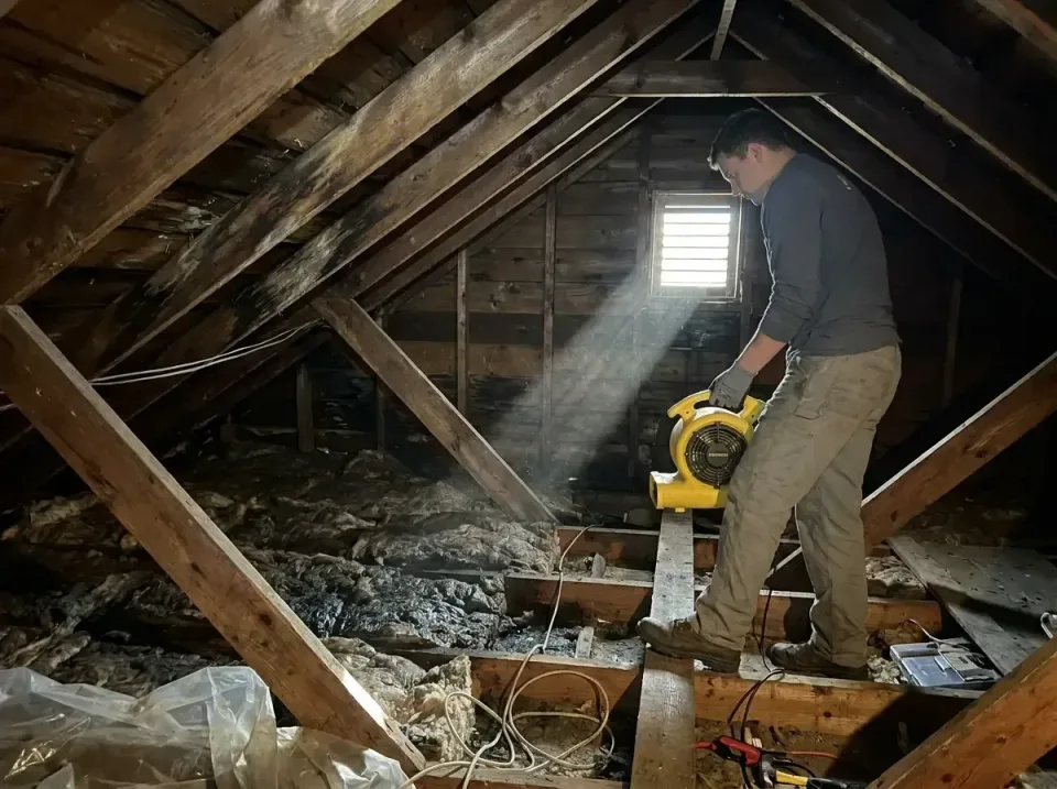 attic-water-damage-drying-proc-007 — frequently asked questions, Emergency Water Extraction & 24/7 Flood Response in Loudon,…